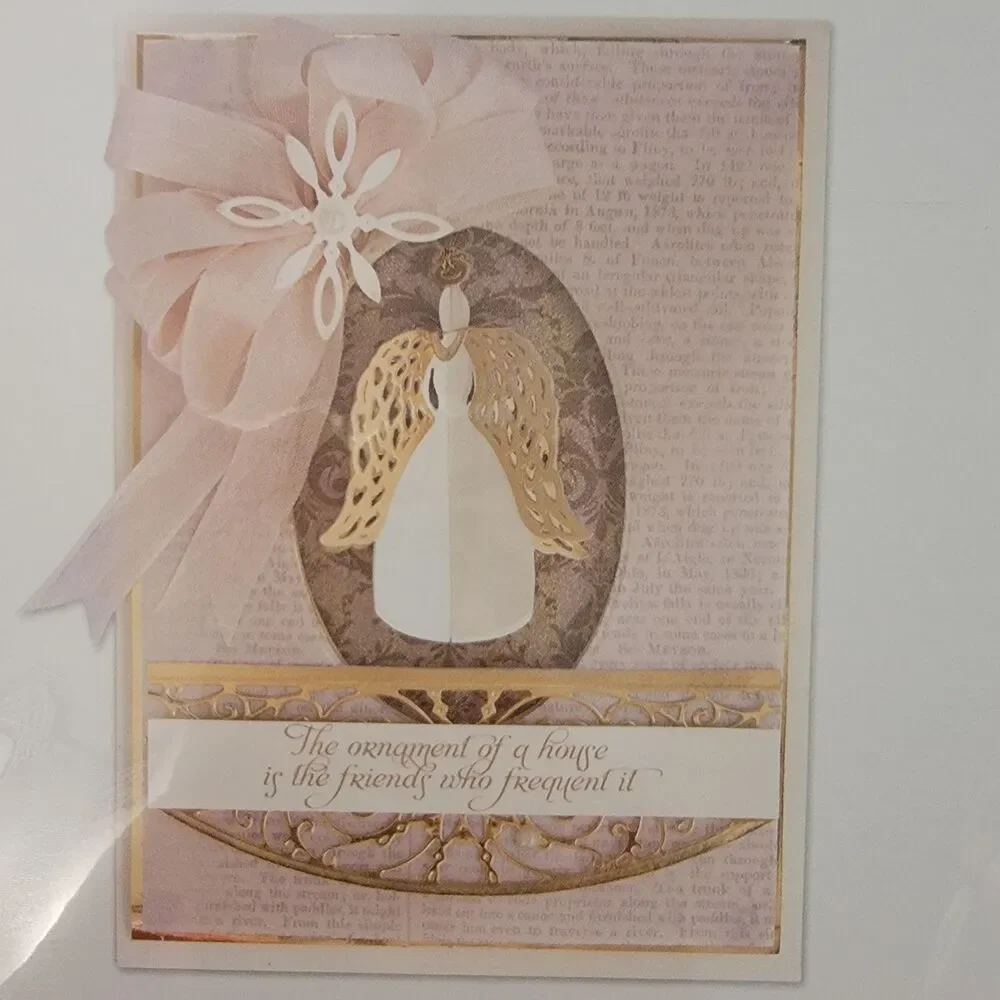 Spellbinders 3D ANGEL ORNAMENT Steel Craft Die Set of 3 #S4-961 NEW